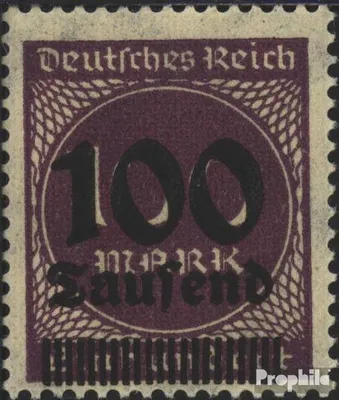 Produktbild von Briefmarken Deutsches Reich 1923 Mi 289a postfrisch Hochinflation