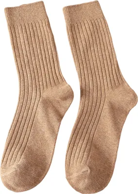Produktbild von Paar Damensocken, mittelhoher Schaft, geruchsneutral, japanischer Stil, einfarbig, hohe Elastizität, rutschfest, atmungsaktiv, weich, schweißabsorbierend, einlaufsicher, Sport-Baumwollsocken