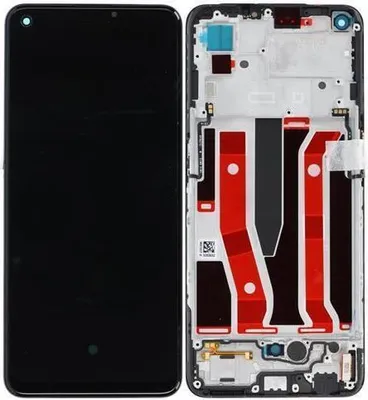Produktbild von Original AMOLED Display Touchscreen Bildschirm Rahmen Schwarz für Oppo A94 5G / A95 5G / Reno5 Z / F19 Pro+