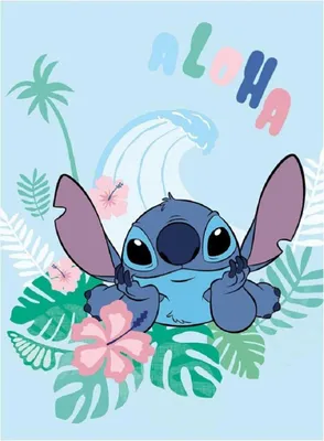 Obrázok produktu pre Detská deka Lilo a Stitch Aloha