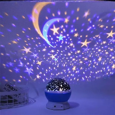 Immagine prodotto di Lampada LED "Sterrenhemel", lampada notturna sferica girevole da comodino