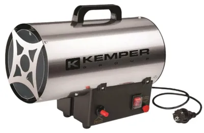 Obrázek produktu pro Kemper, generátor horkovzdušný, plynový, model 65311, nerezové provedení, výkon 10 kW