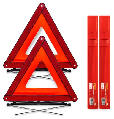 Obrázok produktu pre Varovný trojuholník do auta – skladací a reflexný