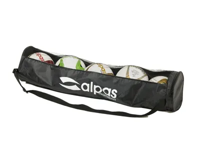 Produktbild von alpas Balltasche/Ballsack/Ballnetz für 5 Bälle Fußball Rugby Handball