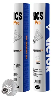 Image de VICTOR NEW CARBONSONIC NCS PRO 77 : Volants de badminton, pack de 12