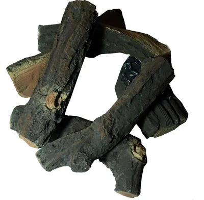 Produktbild von Brennholz aus Keramik Fallholz Optik