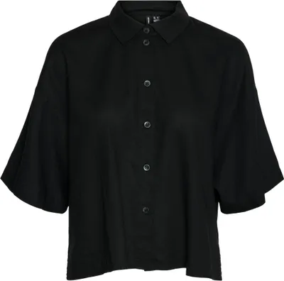 Produktbild von VERO MODA Hemd mit lockerem Schnitt Bluse Halbarm Größe: XL