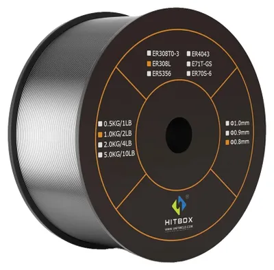 Immagine prodotto di Filo per saldatura MIG, diametro 0,8 mm, adatto per acciaio inossidabile, 1 kg, 0,8 mm