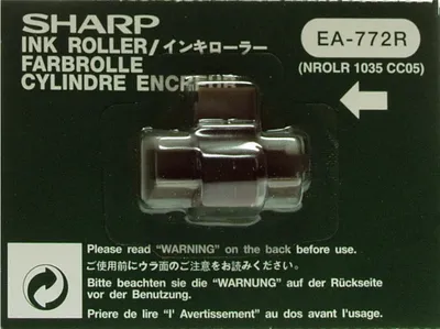 Produktbild von Sharp Farbrolle EA-772 R Schwarz-Rot Druck