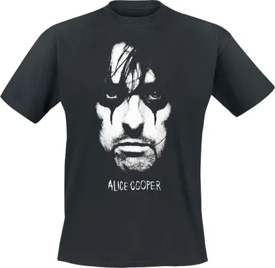 Produktbild von Alice Cooper T-Shirt Herren Portrait schwarz 3XL