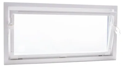 Produktbild von ACO 100cm Nebenraumfenster Kippfenster Isoglasfenster Fenster weiß Kellerfenster,Größe:100 x 60 cm