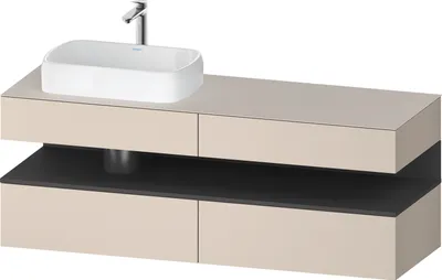 Produktbild von DURAVIT QA4777049830010 QAT KWTU WH Eck 1600x550x600 Tp. Smt