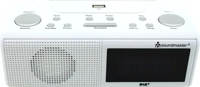Produktbild von Uhrenradio, Dab+\Ukw, Usb, Weiss