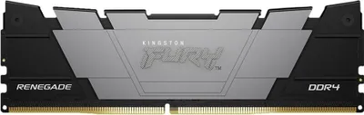 Image de Kingston FURY Renegade - DDR4 - Kit - 64 Go : 4 x 16 Go - DIMM 288-PIN - 3600 MHz / PC4-28800 - CL16 - 1,35 V - non tamponné - non-ECC - Noir