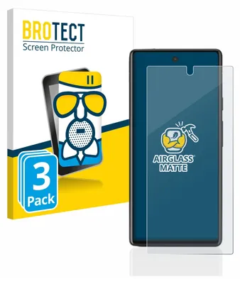 Produktbild von 3x BROTECT Entspiegelungs Schutzglas für Google Pixel 6a Schutzfolie Panzer Folie Glas Display Schutz matt