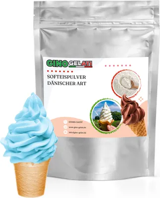 Image de Schlumpfeis Tutti Frutti Glace danoise bleue en poudre 333 g