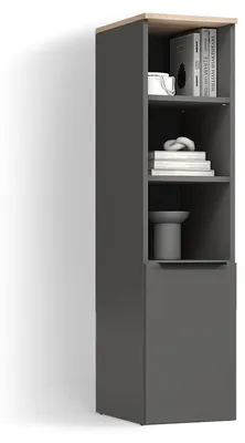 Immagine prodotto di Armadio universale Livinity Piave Antracite/Sonoma con una porta, Model 58781