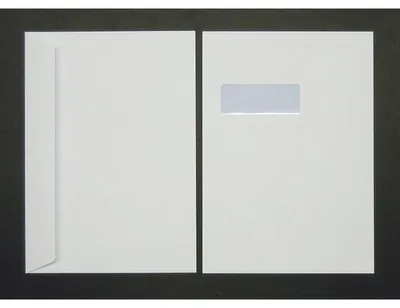 Produktbild von Briefumschläge C4 120g/qm haftklebend Sonderfenster VE=250 Stück hochweiß