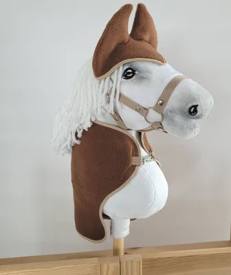 Obrázok produktu pre Hobby Horse A3 set: koberček + chrániče sluchu - hnedý