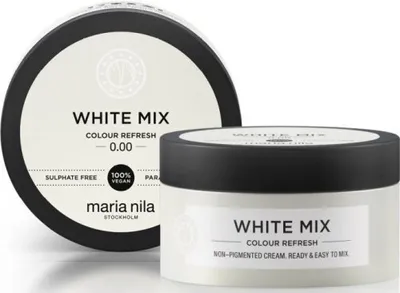 Obrázek produktu pro Vyživující maska bez barevných pigmentů k dotvoření pastelových odstínů White (Colour Refresh Mask), 100 ml