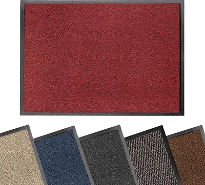 Produktbild von Schmutzfangmatte Sky 80x120 cm Fußmatte für innen & außen Fußabtreter Eingangsbereich Rot