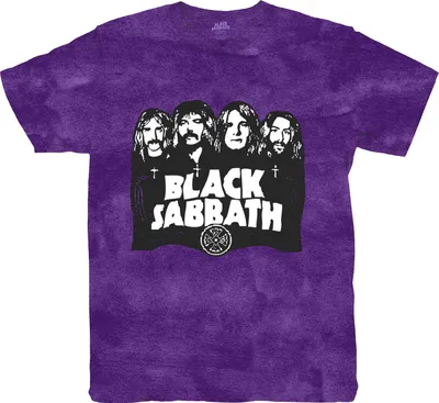 Immagine prodotto di Black Sabbath - Maglietta Logo per Uomo/Donna Unisex RO3225 (L) (Viola)