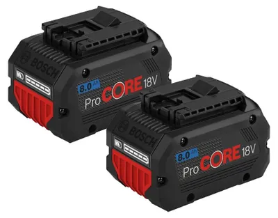 Image de Pack 2 batteries 18 V ProCORE 8.0 Ah - BOSCH