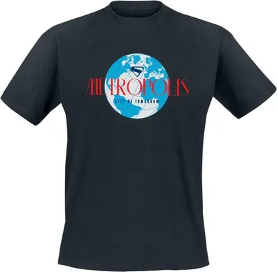 Produktbild von Superman T-Shirt Herren 2025 - Superman Metropolis schwarz XXL