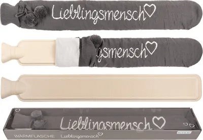 Produktbild von OOTB Schlauch-Wärmflasche Lieblingsmensch