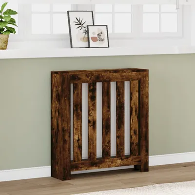 Produktbild von "2026 Promotion" Heizkörperverkleidung Räuchereiche 78x20x82 cm Holzwerkstoff - Klima- & Heizgeräte Zubehör CC31128