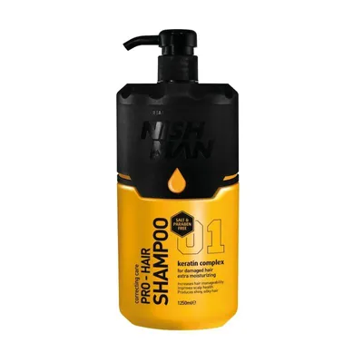 Produktbild von Nishman Keratin Complex 01 Haarshampoo 1250 ml