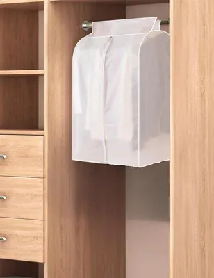 Obrázek produktu pro Obal na kufr, průhledný, z materiálu PEVA, odolný proti molům, se zipem