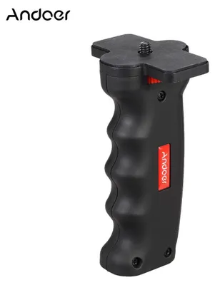 Zdjęcie produktu dla Uniwersalny uchwyt ręczny Andoer w kształcie krzyża, uchwyt stabilizatora ręki z mocowaniem śrubowym 1/4 cala do kamery sportowej, kamery DV, lampy, kamery na statywie, monopodzie