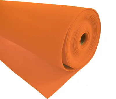 Filzstoff Meterware orange