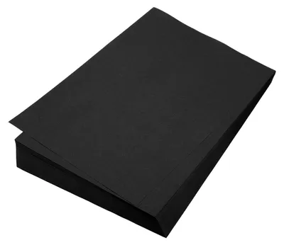 Image de Papier origami, imprimé recto-verso, pour travaux manuels, 100 feuilles, format 29,7 x 21 cm, couleur noire