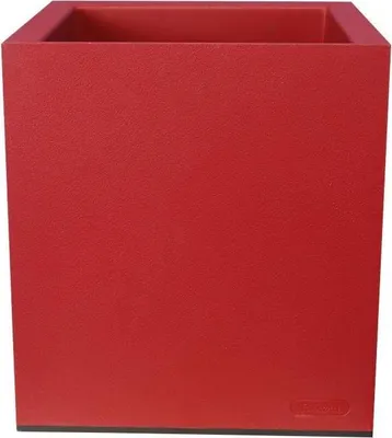 Obrázok produktu pre Kvetináč RIVIERA Granit, 39,5 x 39,5 x 44,5 cm, 38 l, červený, dvojstenný, recyklovateľný