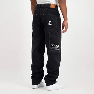 Produktbild von Herrenjeans Karl Kani Retro Baggy Workwear Denim, Vintage-Schwarz - Größe 30