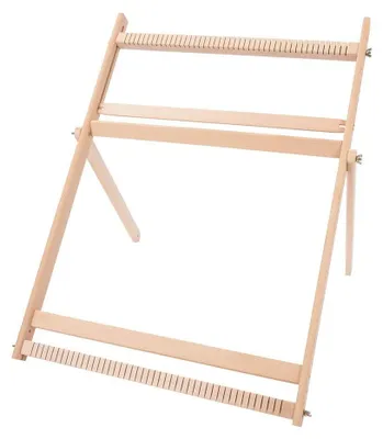 Produktbild von Verstellbares Holz-Webrahmen - Handweben für Erwachsene - 27,6"/19,7"