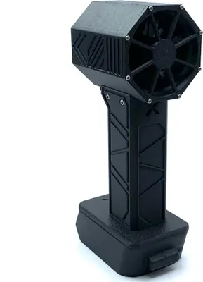 Obrázek produktu pro Ručně vedené kanálové turbodmychadlo, 50 mm, bezkartáčový motor, proudový ventilátor, tah 1000 g, myčka aut, vysoce výkonný prachový fukar 700 W, nástroj na čištění klávesnic, kompatibilní s Dewalt/Makita, baterie 16,8 V šC 21 V, volitelně