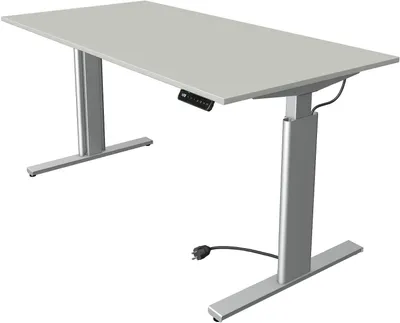 Obrázek produktu pro Kerkmann 2326 Kerkmann Move 3 höhenverstellbarer Schreibtisch lichtgrau rechteckig