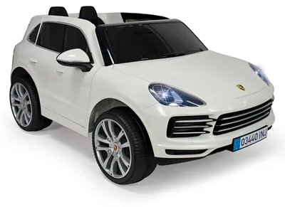 Immagine prodotto di Macchinina elettrica Porsche Cayenne S 12 V bianca