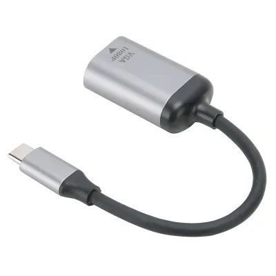 Obrázek produktu pro Adaptér Type-C na VGA,Adaptér Type-C samec na VGA,Adaptérový kabel Type-C na VGA,Převodník Type C na VGA,Adaptérový kabel Type-C,Konektor Type C na VGA