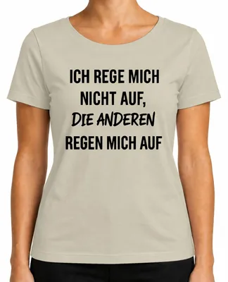 Imagen del producto de Camiseta para mujer con el texto: "No me molesto en ser sarcástica con las demás". Estilo: natural