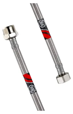 Produktbild von DVGW er Flexschlauch 3/8" ÜM x 3/8" AG Wasseranschluss Verlängerung, Wasserhahn-Schlauch mit Dichtungen