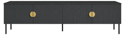 Obrázek produktu pro TV skříňka raumhirsch, barva: grafitová černá, rozměry: 200 x 53,6 x 40 cm