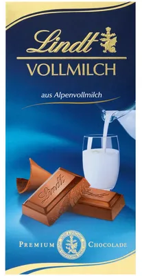 Immagine prodotto di Lindt Alpenvollmilch extra fine, la classica tavoletta di cioccolato richiudibile 100g