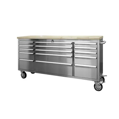 Immagine prodotto di RS1 Carrello portautensili in acciaio inox Workstation con 15 cassetti