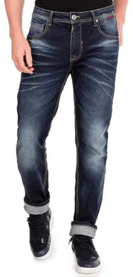 Produktbild von CD468 Herren Regular-Fit-Jeans mit markanter Waschung