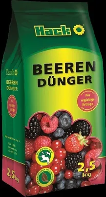 Produktbild von Hack Organisch-mineralischer NPK Dünger 5+6+5+2 für Beerenpflanzen 2,5 kg