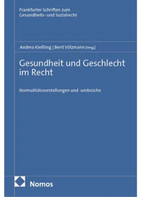 Obrázok produktu pre Gesundheit und Geschlecht im Recht